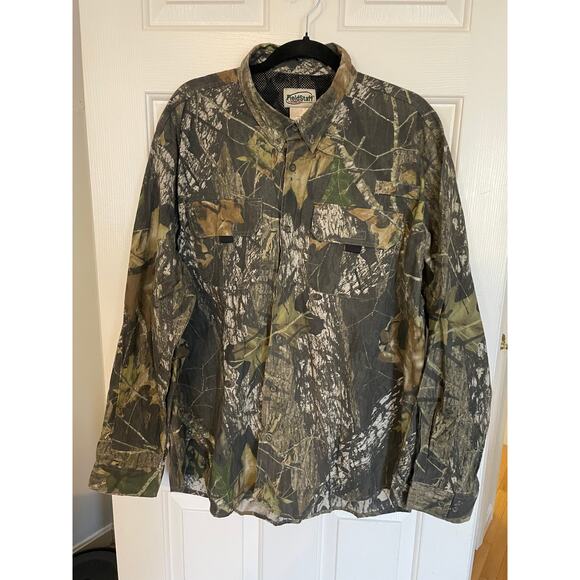Mossy Oak Other - Field Staff by Mossy Oak Apparel XL Mens Camouflage Shirt Long Sleeve Button Up